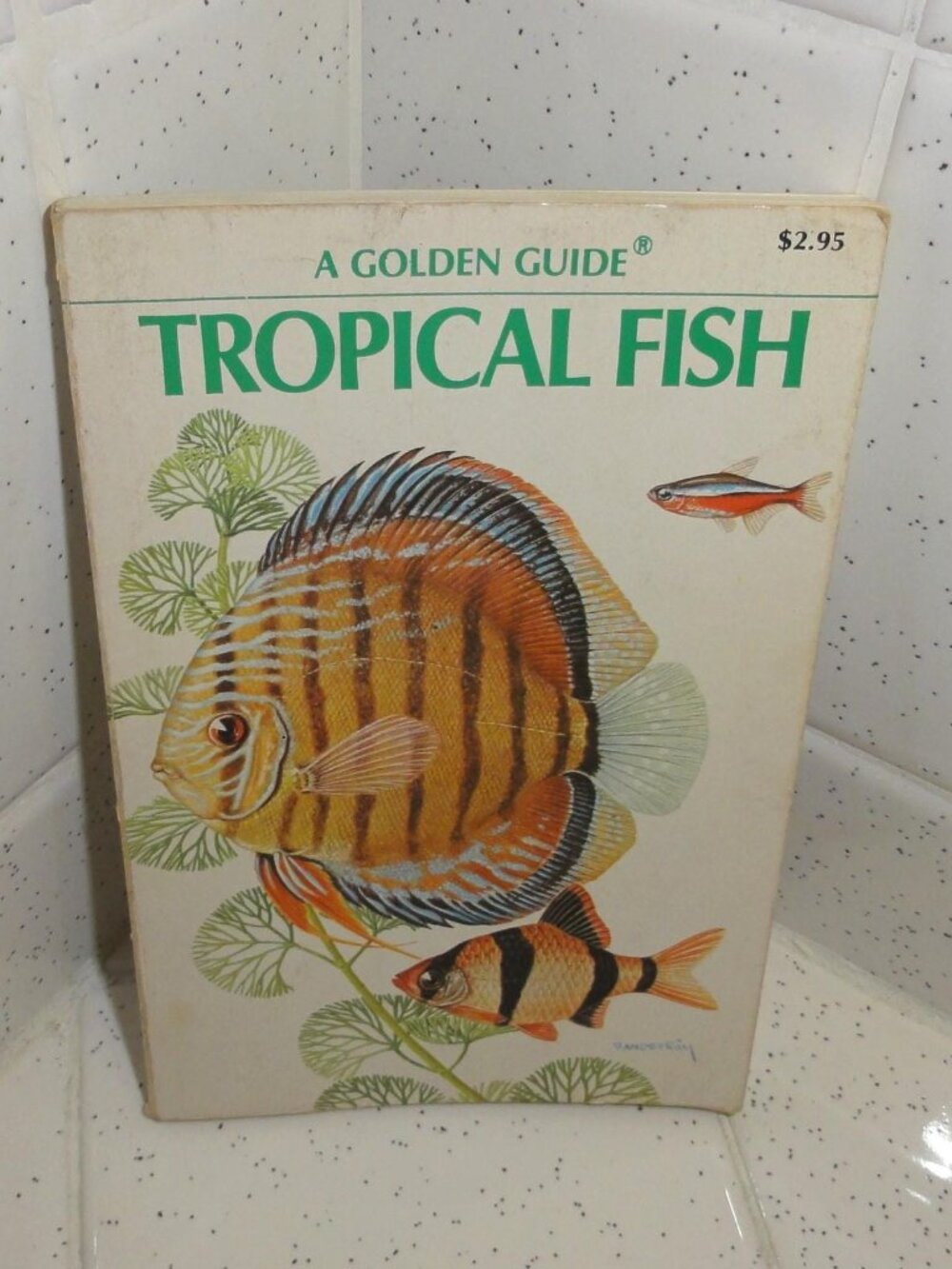 Vintage Golden Guide Tropical Fish 1975 softcover book